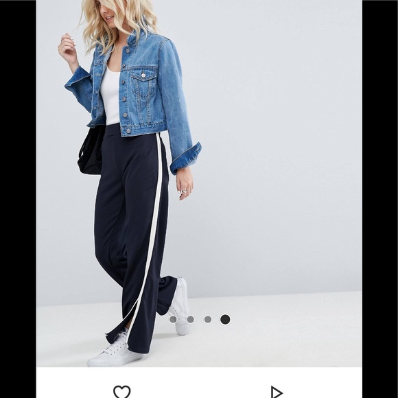 ASOS design petite denim shrunken jacket - Picture 4 of 8